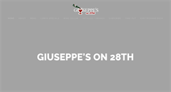 Desktop Screenshot of giuseppeson28th.com